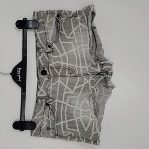 𝅺hurley grey and white 29 Waist jean shorts